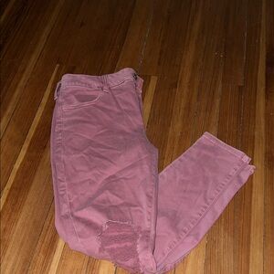American Eagle Pink Jeans